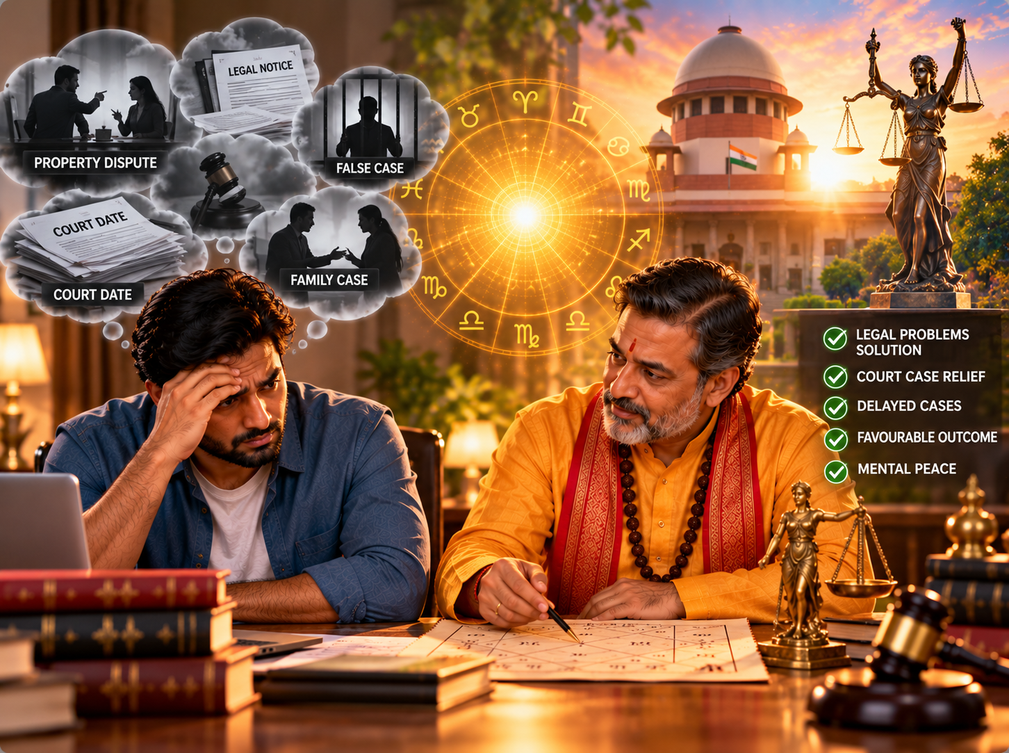 Court Case Solution astrologer in India